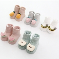 Cotton Baby Socks Cartoon Animal Newborn Socks Anti Slip Floor Socks Autumn Winter Socks for Children Baby Boy Girl Infant Socks