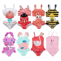 Watermelon One-Piece Baby Girl Swimsuit for Beach and Pool