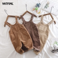 Unisex Corduroy Overalls for Infants and Toddlers (0-3 Years) by Yatfiml