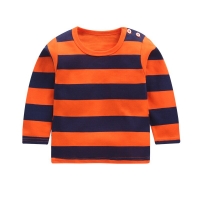 Striped Cotton Long Sleeve T-Shirt for Baby Girls (12m-8y) - Autumn Children's Clothing for Boys & Girls