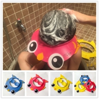 pudcoco Newest Arrivals Hot Babies Children Kids Safe Shampoo Bath Bathing Shower Cap Hat Wash Hair Shield