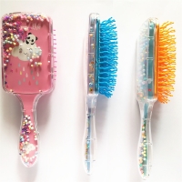 Anti-Static Princess Comb for Kids and Children, Cute Cartoon Hair Accessory with Massage Function.