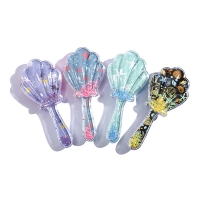 Rainbow Spangle Kids' Portable Anti-Static Hair Comb for Girls' Hair Styling on-the-go