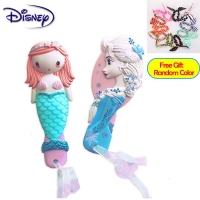 Frozen Princess Hair Comb for Girls with Anti-Static and 3D Ariel Mermaid Handle.