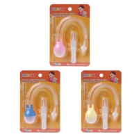 Infant Nasal Aspirator Set - 3pcs Care Kit for Safe Nose Cleaning and Flu Protection in Babies