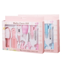 Portable Baby Nail Care Kit - 10-Piece Set with Nail Clipper and Safety Tools
