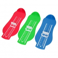 Child Foot Measuring Gauge for Girls' Shoes - Fits Toddler & Infant Shoes - Measures 0-20cm