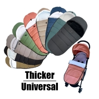 Universal Baby Stroller Accessories Warm Footmuff For Babyzen YOYO YOYO2 Pushchair, Winter Sleepsacks  Socks For 98% Stroller