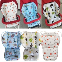 Star Print Universal Baby Stroller Seat Pad Kids Pushchair Cushion Liner Mat Cart Mattress Mat Feeding Chair Pad Cover Protector