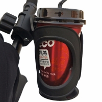Baby Stroller Cup Bottle Holder 360 Degrees Rotation Antislip Cup Drink Holder for Baby Stroller/Pushchair Black Accessories