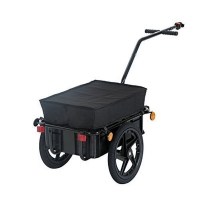16 inch Air Wheel Bicycle Trailer with Suitcase, Double Wheel Internal Frame Enclosed Cargo Trailer For Bike And Electric Bike