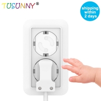 TUSUNNY 10pcs EU Power Outlet Baby Safety Protection of socket from children plugs for Socket french Electric socket cover
