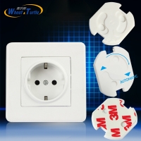 10pcs EU Stand Power Socket Cover Electrical Outlet Baby Child Safety Guard  Electric Shock Proof Plugs Protector Rotate Cover