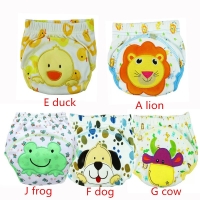 5pcs boys  Cotton Baby Cloth Diaper Nappies Pants Reusable Washable Baby Diapers Pocket Waterproof Breathable10-14kg