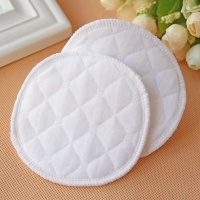 12pc Reusable Nursing Breast Pads Washable Soft Absorbent Baby Breastfeeding Waterproof Breast Pads 3layers Pure cotton