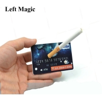 Credit Card Floating Cigarettes Magic Tricks Suspend Credit Card Close Up Stage Props Magician Magic Profesional Illusion