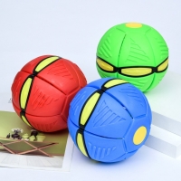 Kids Flat Throw Disc Ball Flying UFO Magic Balls with For Children's Toy Balls Boy Girl Outdoor Sports Toys Gift Flat Ball
