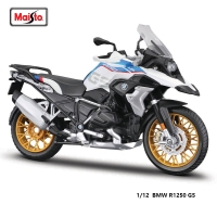 Maisto 1:12 scale BMW R1250 GS motorcycle replicas with authentic details motorcycle Model collection gift toy