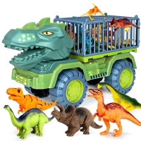 Large Dinosaur Car Toys For Children Interactive Transport Carrier Dinosaur Playset Game Toy For Kid Boy Birthday Christmas Gift