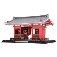 Japan Kaminarimon Gate of Senso-Ji Temple DIY 3D Paper Model Building Kit Cardboard Art Crafts Child Educational Puzzle Toys
