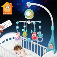 Baby Mobile Rattles Toys 0-12 Months For Baby Newborn Crib Bed Bell Toddler Rattles Carousel For Cots Kids Musical Toy Gift