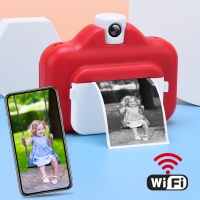 Kids Camera WIFI Instant Print Camera Thermal Printer Wireless WIFI Phone Printer 32GB Card 1080P HD Children Digital Camera Toy