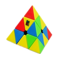 Moyu Meilong 3x3 Pyramid Stickerless Speed Magic Cube Educational For Children Kids Gift Toy