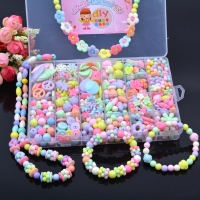 Kit for Make Bracelets Beads Toys for Children DIY 24 Grid Handmade Making Puzzles Beads for Girls Kit Girls Toys for 3 5 7 9 11