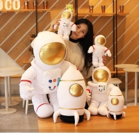 Simulation Space Series Plush Toys Astronaut Spaceman Rocket Spacecraft Stuffed Plush Doll Sofa Pillow Boys Kids Birthday Gifts