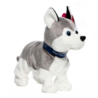 Electronic Plush Toy Walking Dog Cat Sound Control Robot Dogs Cats Interactive Toy Husky Dog Toys For Child