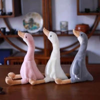 40CM Long Neck Goose Stuffed Plush Doll Cute Soft Stuffed Dolls Plushie Animals Toys for Kids Baby Children Birthday Gifts
