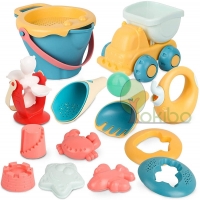 Soft Baby Beach Toys For Kids Beach Games Toys Children Sandbox Set Kit Toys Summer Toy for Beach Play Sand Water Game Play Cart
