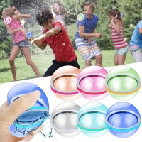 Funny Water Ball Bomb Toy Reusable Water Absorbent Ball Suction Balloon Splash Balls For Kids Outdoor Garden Playing Water Toys