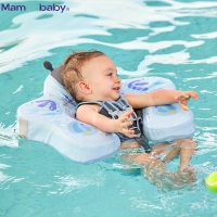 Mambobaby Baby Float Lying Swimming Ring Swim Trainer Toddler Waist Non-inflatable Buoy Summer Beach Pool Accessories Toys