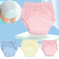Newborn Kids Training Pants Baby Shorts Washable Underwear Boy Girl Cloth Diapers Reusable Nappies Infant Panties