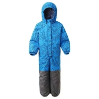 Winter Overall Kid Warm Jumpsuit -20 Degree Waterproof Boy Outdoor Muumi Girls Windproof Clothes Children Blue Pink