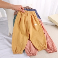 New Children's Anti-mosquito Pants Summer Baby Air Conditioning Bloomers Boys and Girls Cotton and Linen Pants KF796
