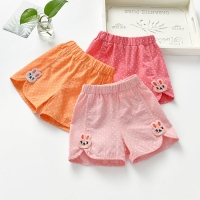 Girls' summer shorts 2021 new summer loose and wild Western style Korean casual shorts trend P4617