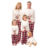 2022 Christmas Family Matching Pajamas Adults Kids Family Matching Outfits Top+Pants 2PCS Xmas Sleepwear Pyjamas Baby Jumpsuit