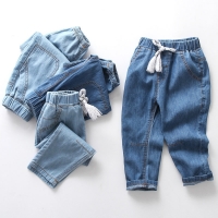 Lawadka Summer Thin Kids Boys Girls Jeans Pants Cotton Children Boy Girl Trousers Casual Denim High Quality Age for 2-10Years