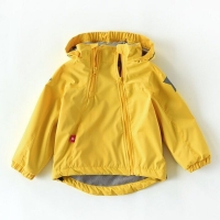New 2022 Spring Autumn Child Kid Clothes Baby Girls Boys Double-Deck Windproof Waterproof Outwear Inner Polar Fleece