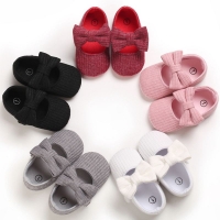 Baby Girls Cotton Shoes Retro Spring Autumn Toddlers Prewalkers Cotton Shoes Infant Soft Bottom First Walkers 0-18M