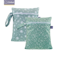 Elinfant 2pcs Set 18*25cm Waterproof PUL Nappy Dry Bag for Diapers Inserts Mini Fashion Wet Diaper Bag