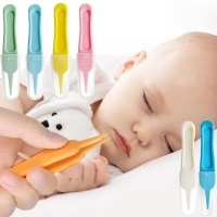 Baby Nasal Cleaner Nose Clean Tweezers ABS Plastic Round Head Clamp Dig Nose Cleaner Clip Multi Purpose Baby Safety Care Forceps