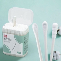 200 Pcs Fine Paper Stick Double Screw Cotton Swab Baby Safety Cotton Buds Baby Clean Ears Health Tampons