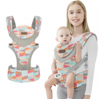 3-in-1 Baby Carrier Newborn Hip Seat Kangaroo Bag Infants Front and Back Backpack, 7 - 40 lbs, 3 - 18 Months Baby Accessories
