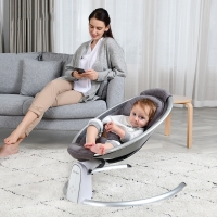 Election Baby Rocking Chair Free Shipping Baby Swing LED touch screen Baby Bouncer Bluetooth Control Baby Cradle 0-12M
