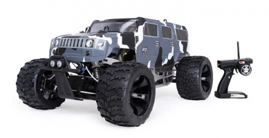 1/5 Scale Racing BM305 Monster Truck 4WD Whit 30.5cc Engine Rc Car
