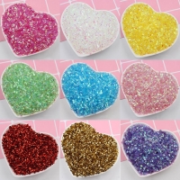 Boxi30/50g Bingsu Beads Slime Additives Iridescent Beads Supplies DIY Sprinkles kit for Fluffy Clear Crunchy Slime Clay