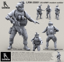 1/35 model kit resin kit    US ARMY modern soldier